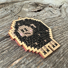 Load image into Gallery viewer, Bob-Bob Black Sheep cross stitch kit