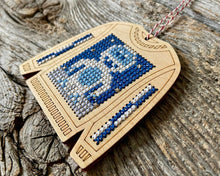 Load image into Gallery viewer, Yeti ugly sweater cross stitch kit