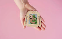 Load image into Gallery viewer, Sally sloth ugly sweater cross stitch kit