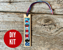 Load image into Gallery viewer, Lighthouse cross stitch bookmark kit