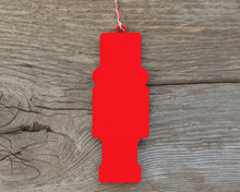 Load image into Gallery viewer, Nutcracker ornament cross stitch kit