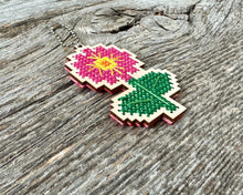 Load image into Gallery viewer, Spring flower cross stitch kit