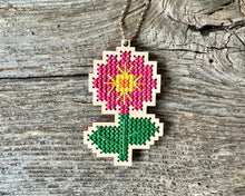 Load image into Gallery viewer, Spring flower cross stitch kit
