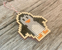 Load image into Gallery viewer, Baby penguin cross stitch kit