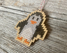 Load image into Gallery viewer, Baby penguin cross stitch kit