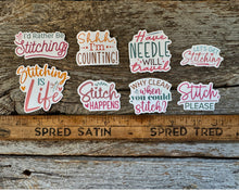 Load image into Gallery viewer, "Stitch, please" sticker