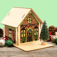 Load image into Gallery viewer, 3D Christmas village mantle house
