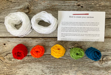 Load image into Gallery viewer, DIY rainbow wall hanging craft kit