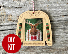 Load image into Gallery viewer, Ugly sweater kit featuring Monty Moose