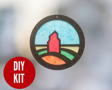 Load image into Gallery viewer, Prairie fields premium sun catcher DIY craft kit