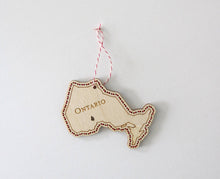 Load image into Gallery viewer, One province of Canada ornament (finished)