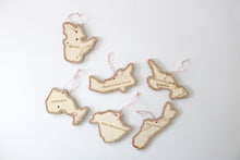 Load image into Gallery viewer, Complete set of laser cut hand stitched wood provinces (finished)