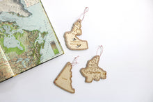 Load image into Gallery viewer, Complete set of laser cut hand stitched wood provinces (finished)