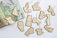 Load image into Gallery viewer, Complete set of laser cut hand stitched wood provinces (finished)
