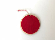 Load image into Gallery viewer, Cardinal ornament stitch kit