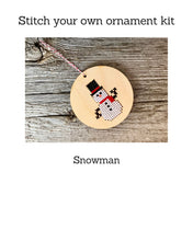 Load image into Gallery viewer, Snowman ornament kit