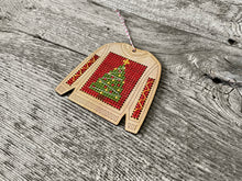 Load image into Gallery viewer, Ugly sweater with crazy tree ornament kit