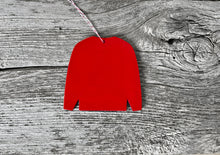 Load image into Gallery viewer, Ugly sweater cross stitch kit with squirrel drinking coffee