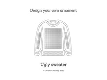 Load image into Gallery viewer, Design-your-own ugly sweater ornament kit SIX PACK!