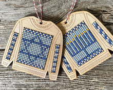 Load image into Gallery viewer, Ugly sweater with Menorah ornament kit