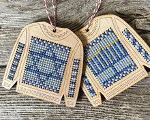 Load image into Gallery viewer, Ugly sweater with Star of David ornament kit