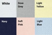 Load image into Gallery viewer, 14 Count DMC Charles Craft AIDA gold standard fabric, 15" x 18 "- solids