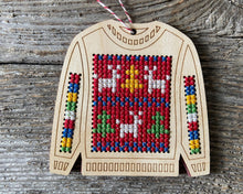 Load image into Gallery viewer, Deer fair isle ugly sweater kit
