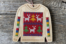 Load image into Gallery viewer, Deer fair isle ugly sweater kit
