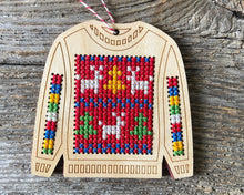 Load image into Gallery viewer, Deer fair isle ugly sweater kit
