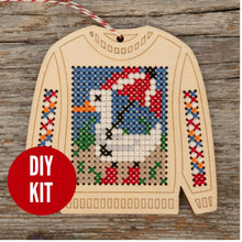 Load image into Gallery viewer, Goose in boots ugly sweater kit
