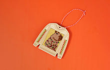 Load image into Gallery viewer, Carl capybara ugly sweater cross stitch kit
