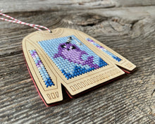 Load image into Gallery viewer, Narwhal sweater cross stitch kit
