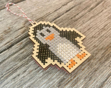 Load image into Gallery viewer, Baby penguin cross stitch kit

