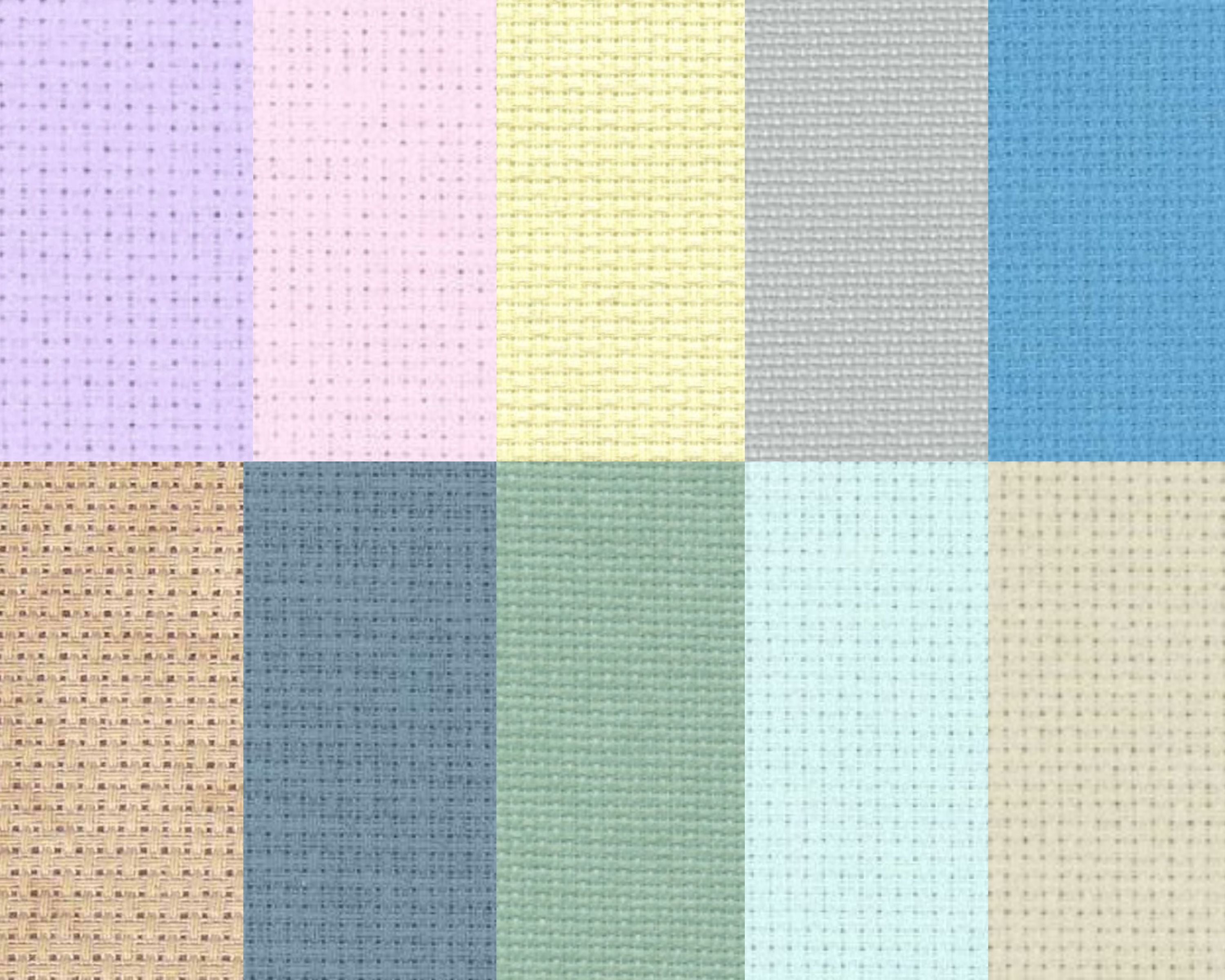 14 Count Zweigart AIDA fabric, 19" x 21"