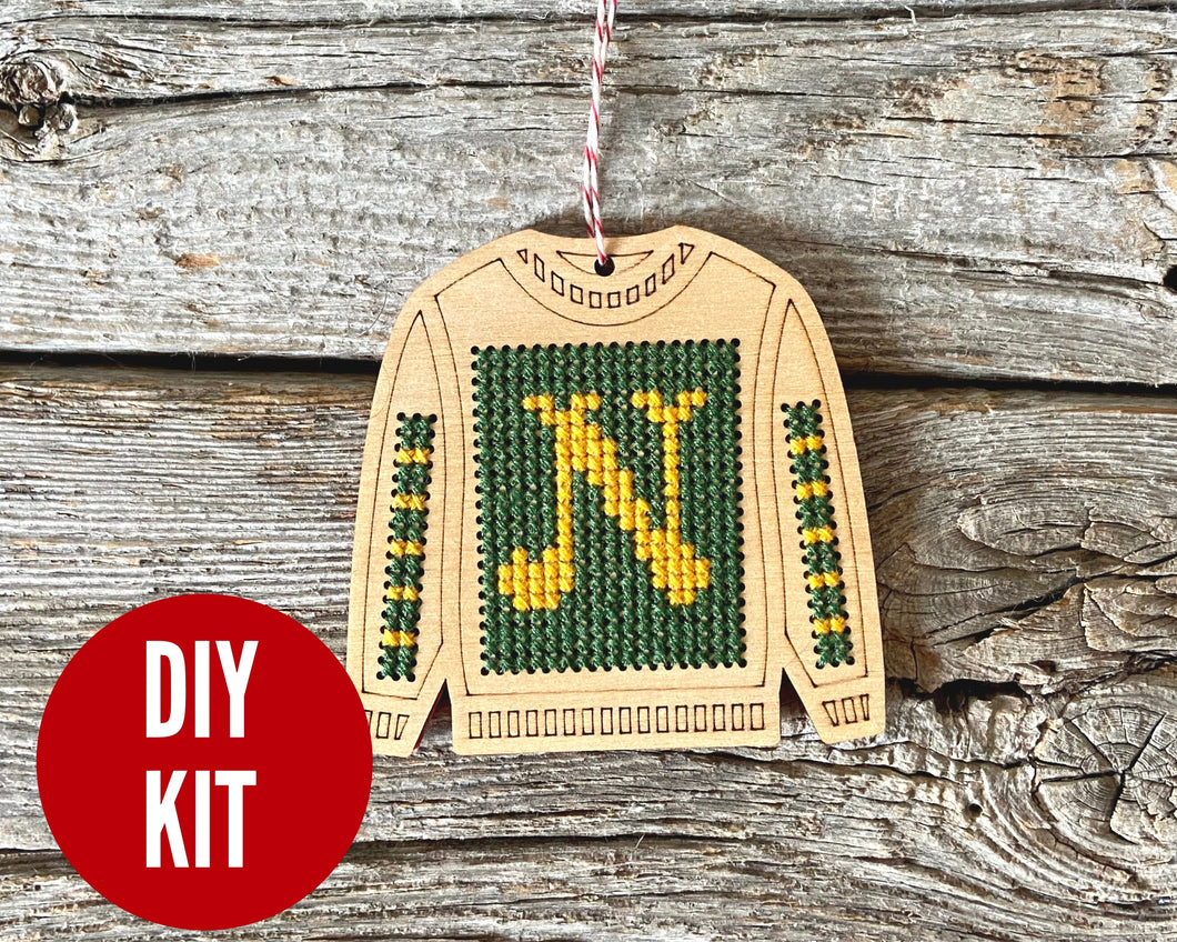 Ugly sweater kit with monogram