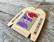 Load image into Gallery viewer, Hippo ugly sweater cross stitch kit

