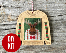 Load image into Gallery viewer, Ugly sweater kit featuring Monty Moose
