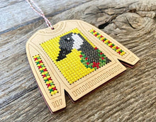 Load image into Gallery viewer, Canada goose ugly sweater cross stitch kit
