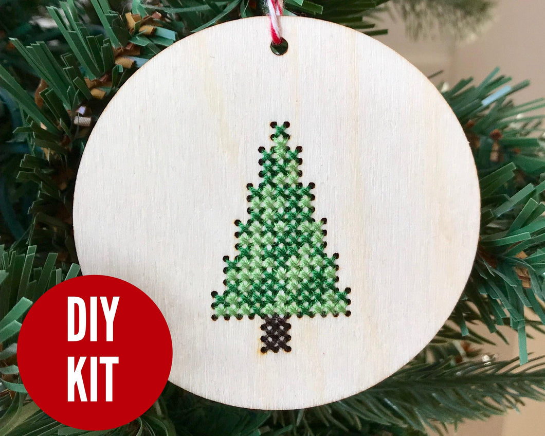 Modern tree ornament kit