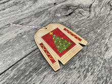 Load image into Gallery viewer, Ugly sweater with crazy tree ornament kit
