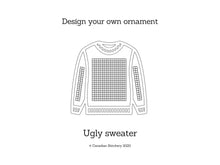 Load image into Gallery viewer, Design-your-own ugly sweater ornament kit
