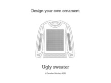 Load image into Gallery viewer, Design-your-own ugly sweater ornament kit SIX PACK!
