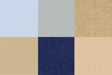 Load image into Gallery viewer, 32 Count Zweigart Belfast Linen 19&quot; x 27&quot; cross stitch needlepoint embroidery fabric in flax, pearl grey, natural, ice blue, mushroom &amp; navy
