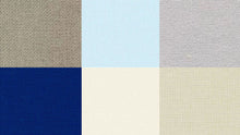 Load image into Gallery viewer, Zweigart 28 count lugana evenweave fabric for stitching, embroidery:  19&quot; x 27&quot; inches - in blue, grey, white, beige, green and more
