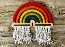 Load image into Gallery viewer, DIY rainbow wall hanging craft kit
